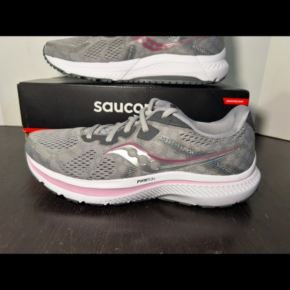 Saucony Omni 20 Running Shoes Sneakers Alloy/Quartz Womans Size 10 - Picture 7 of 15